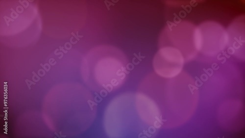 Abstract orbs Magenta Pink Background 4k 60fps