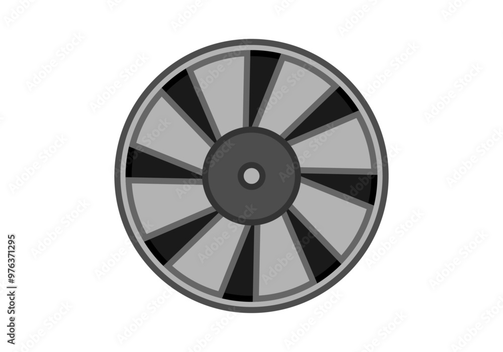 Ventilador de ordenador para sistema de refrigeración por aire Ventilador de ordenador para sistema de refrigeración por aire