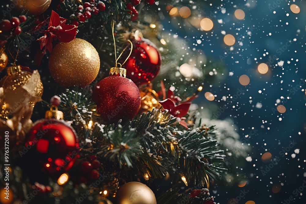 christmas tree and decorations christmas tree and decorations