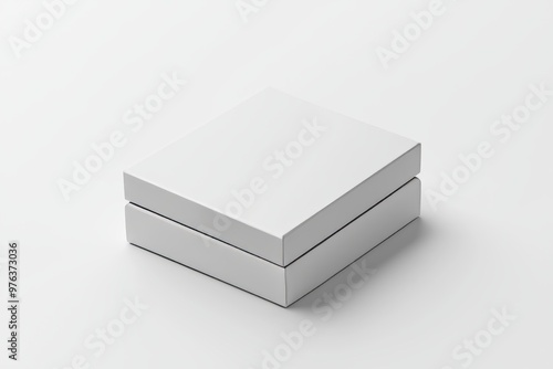 BRANDABLE BLANK FOLDING BOX WITH MAGNET CLOSURE. GREEN FLASH ILLUSTRATIONS.