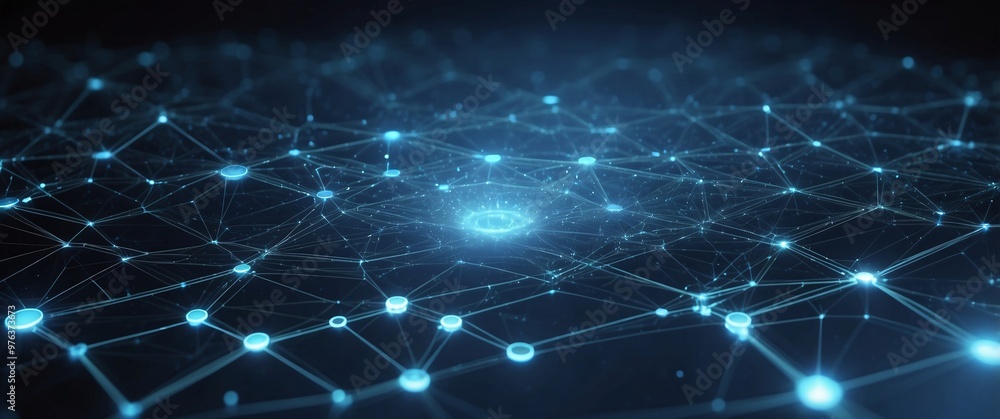 Abstract Digital Connections with Data and Blockchain Technology Abstract Digital Connections with Data and Blockchain Technology