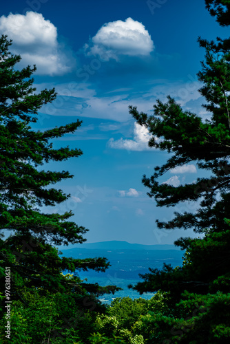 Misty Trail Overlook on Blue Ridge Parkway