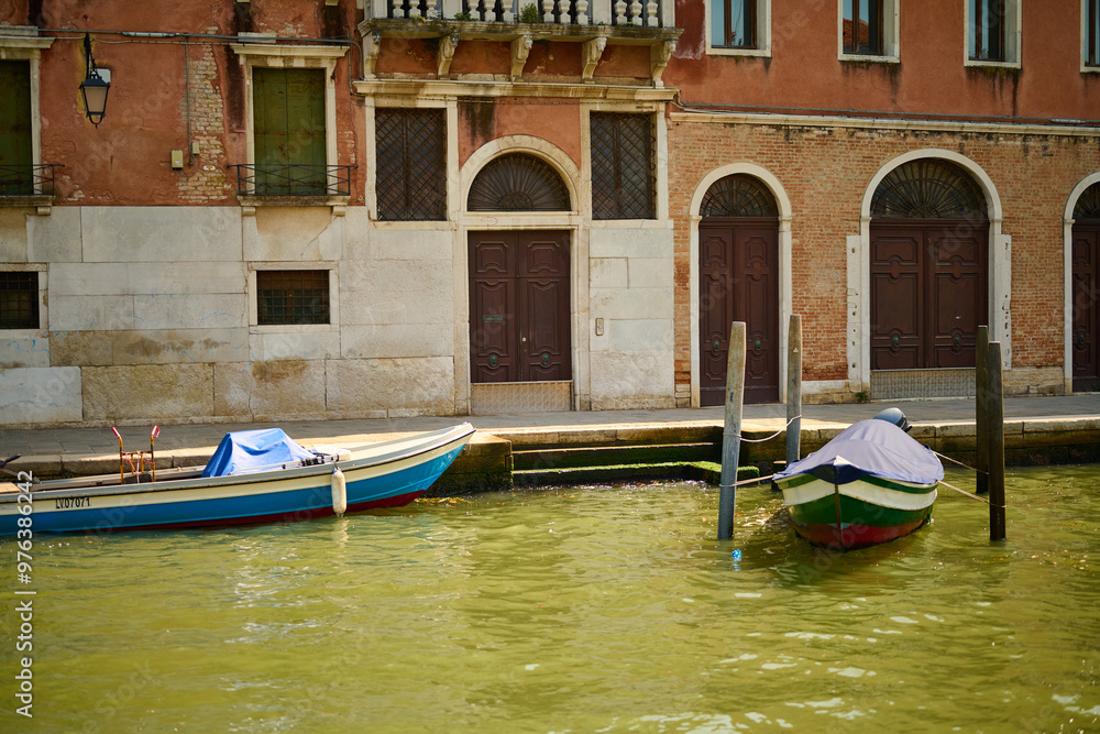 Venice and its canals, boats,sculptures and birds. Venice and its canals, boats,sculptures and birds.