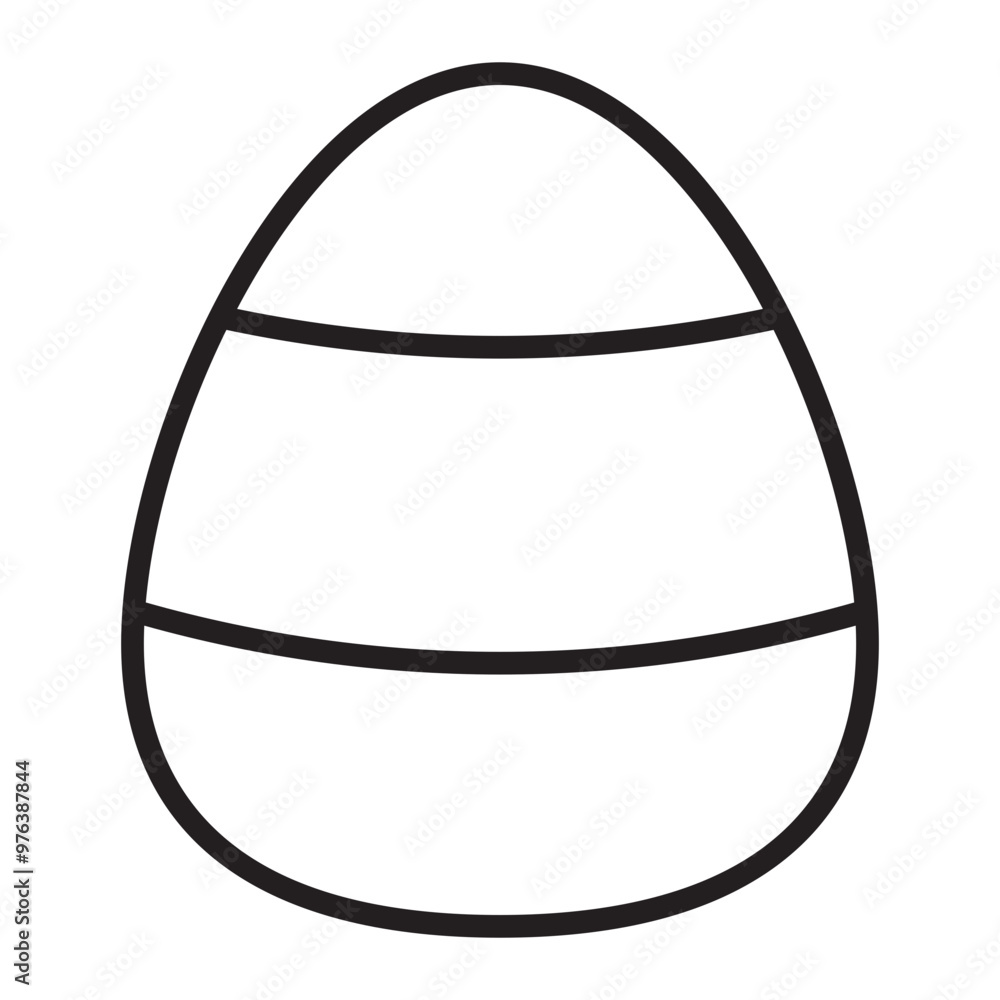 Candy corn line icon Candy corn line icon