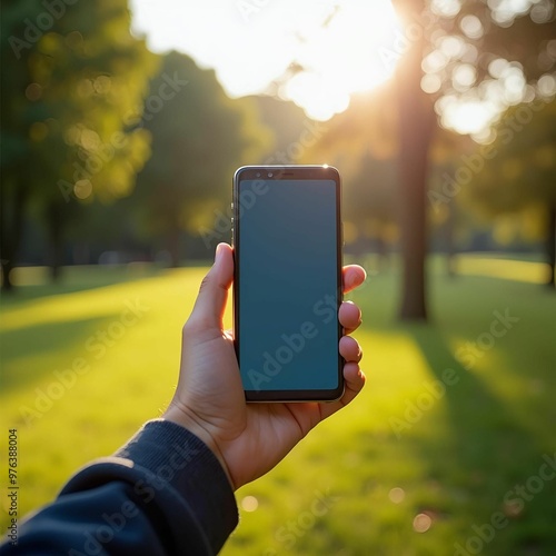 phone in the hand