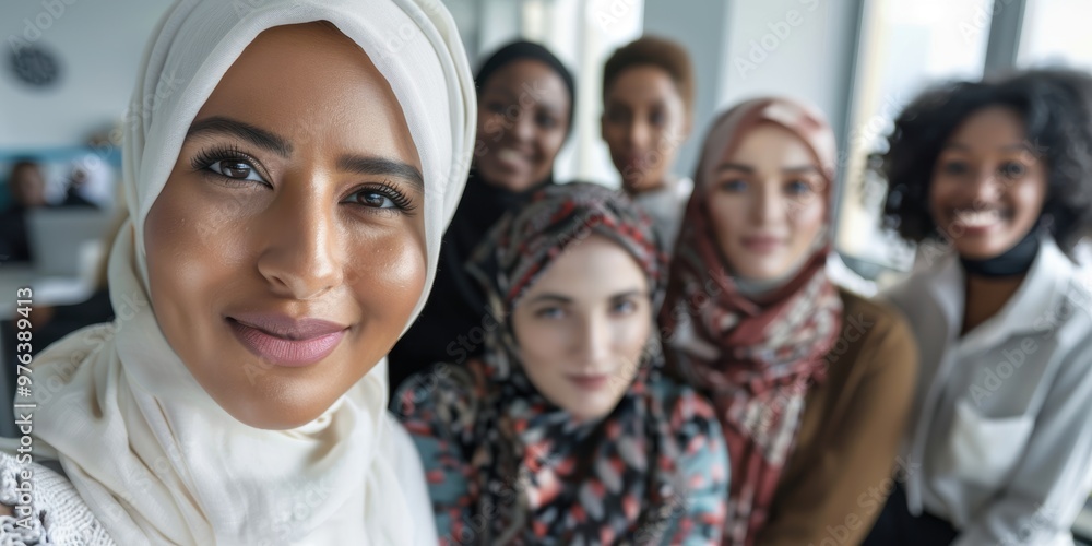 Group of professionals capturing a joyful moment with a peace sign and phone selfie in an office setting, ideal for social media or profile pictures Group of professionals capturing a joyful moment with a peace sign and phone selfie in an office setting, ideal for social media or profile pictures