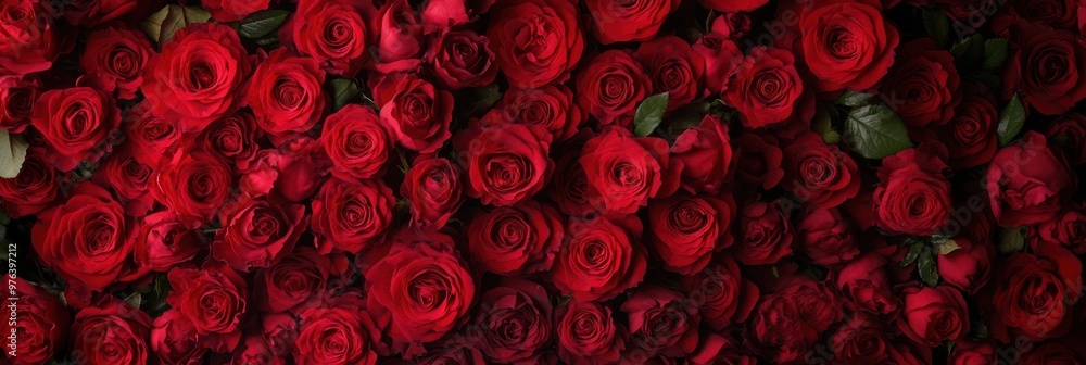 A beautiful close-up shot of multiple red roses, creating a floral and romantic background. The embodiment of romance, aesthetics, and natural beauty. Ideal for love-themed designs. A beautiful close-up shot of multiple red roses, creating a floral and romantic background. The embodiment of romance, aesthetics, and natural beauty. Ideal for love-themed designs.