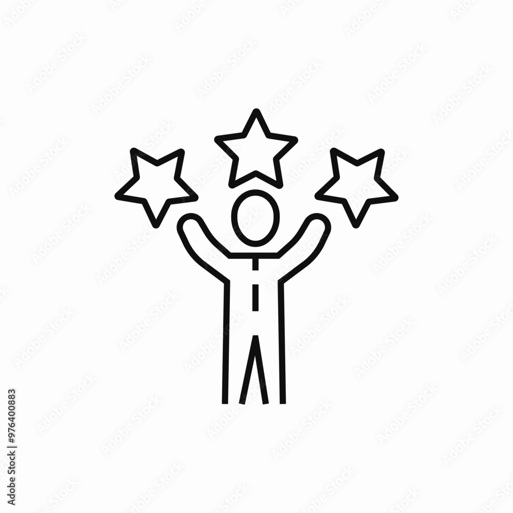 top rated employee icon sign vector top rated employee icon sign vector
