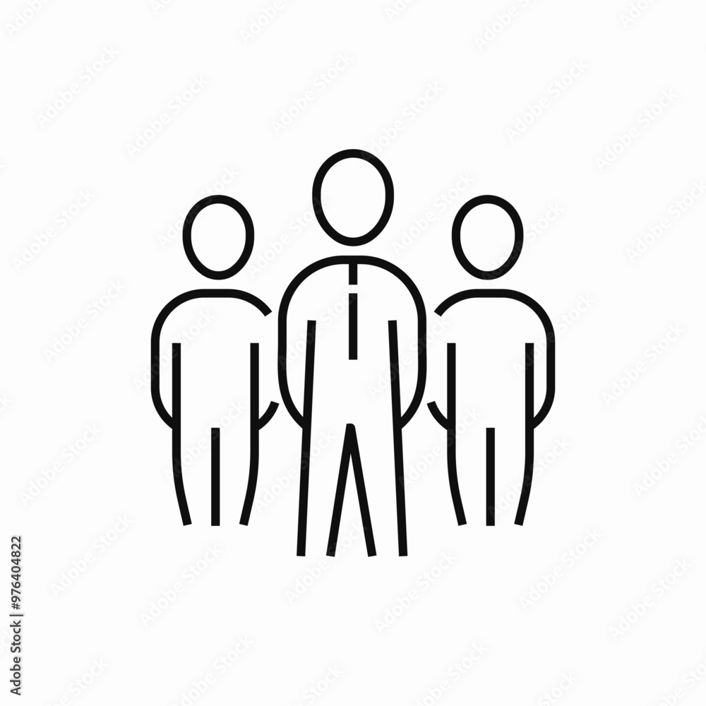 team leader icon sign vector team leader icon sign vector