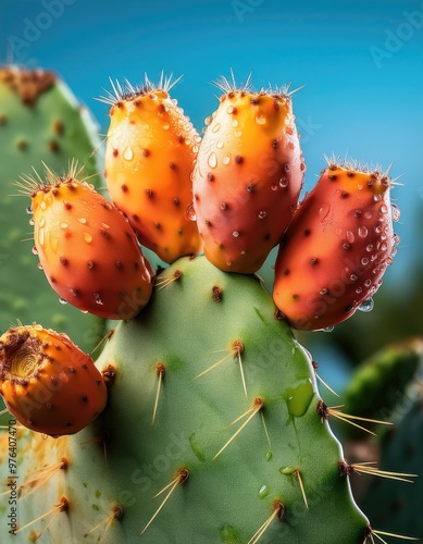 Close-up of prickly pear