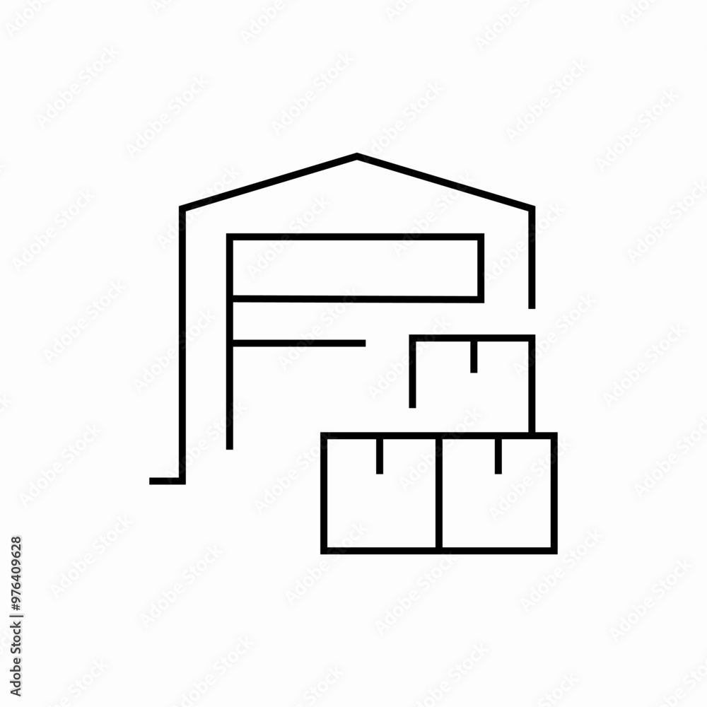 stock storage delivery icon sign vector stock storage delivery icon sign vector