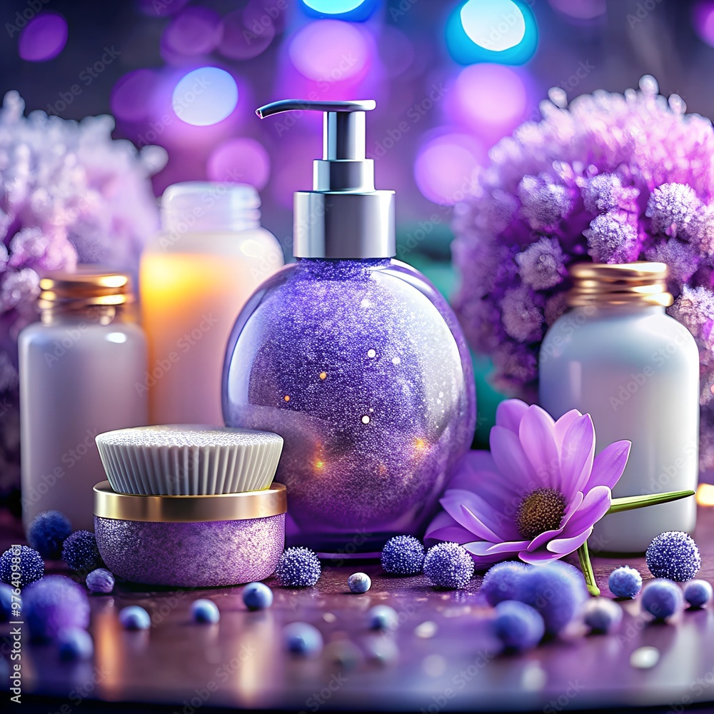 spa still life with lavender spa still life with lavender