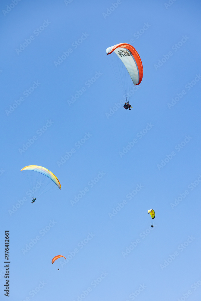 Turkey. Oludeniz. Paragliding. Paragliding flight. Turkey. Oludeniz. Paragliding. Paragliding flight.