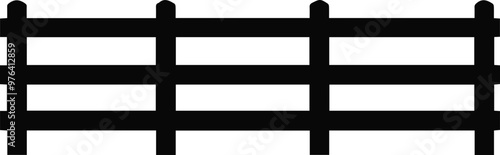 울타리, Fence 벡터 일러스트