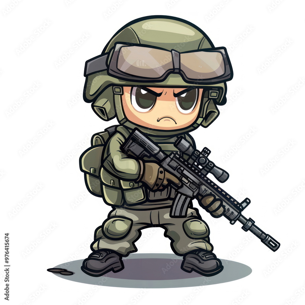 army action, cartoon soldier, white background army action, cartoon soldier, white background