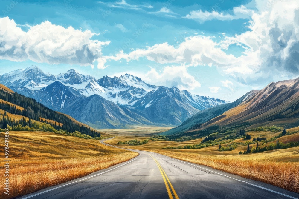 Landscape with road and mountains beautiful background --ar 3:2 --v 6.1 Job ID: d6b9b744-7eee-4fa0-8c1f-b56b0dc2a0a7 Landscape with road and mountains beautiful background --ar 3:2 --v 6.1 Job ID: d6b9b744-7eee-4fa0-8c1f-b56b0dc2a0a7