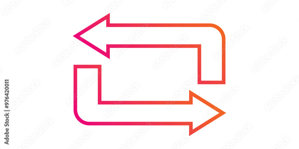 Repeat Vector Icon Design Illustration Repeat Vector Icon Design Illustration