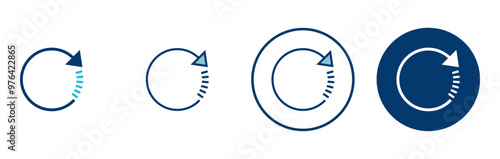 Refresh icon vector isolated on white background. Reload icon vector. Update icon. convert icon