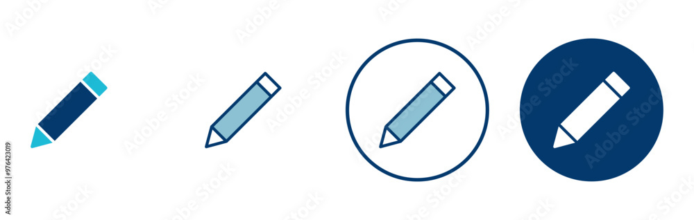 Pencil icon vector isolated on white background. Pencil vector icon Pencil icon vector isolated on white background. Pencil vector icon
