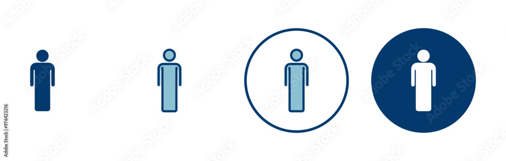 Man icon vector isolated on white background. male icon vector. human symbol Man icon vector isolated on white background. male icon vector. human symbol