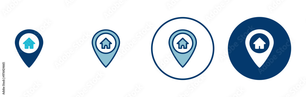 Address symbol icon vector isolated on white background . address icon vector. home location icon Address symbol icon vector isolated on white background . address icon vector. home location icon