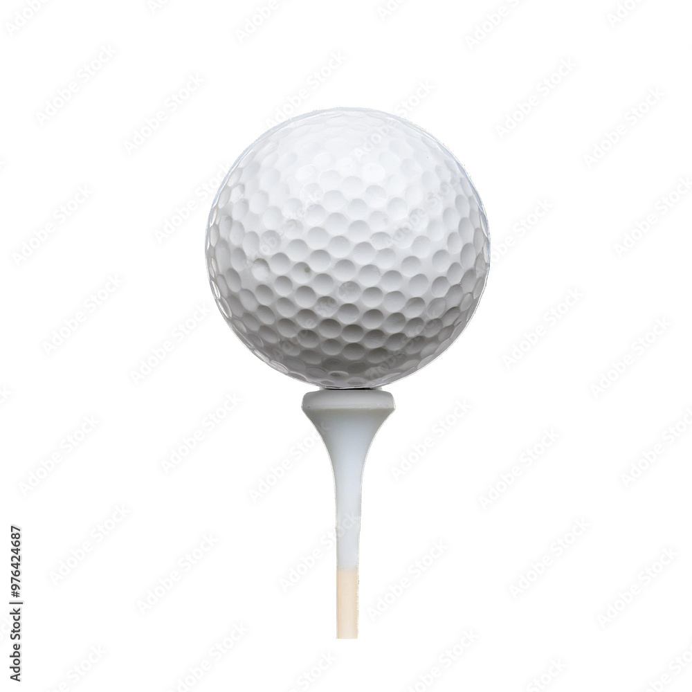 golf ball isolated on white background golf ball isolated on white background