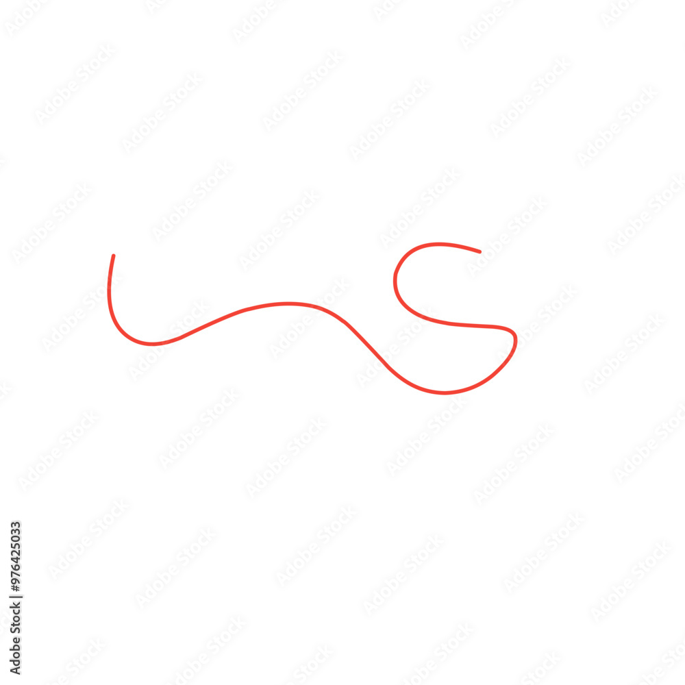 red thread vector line red thread vector line