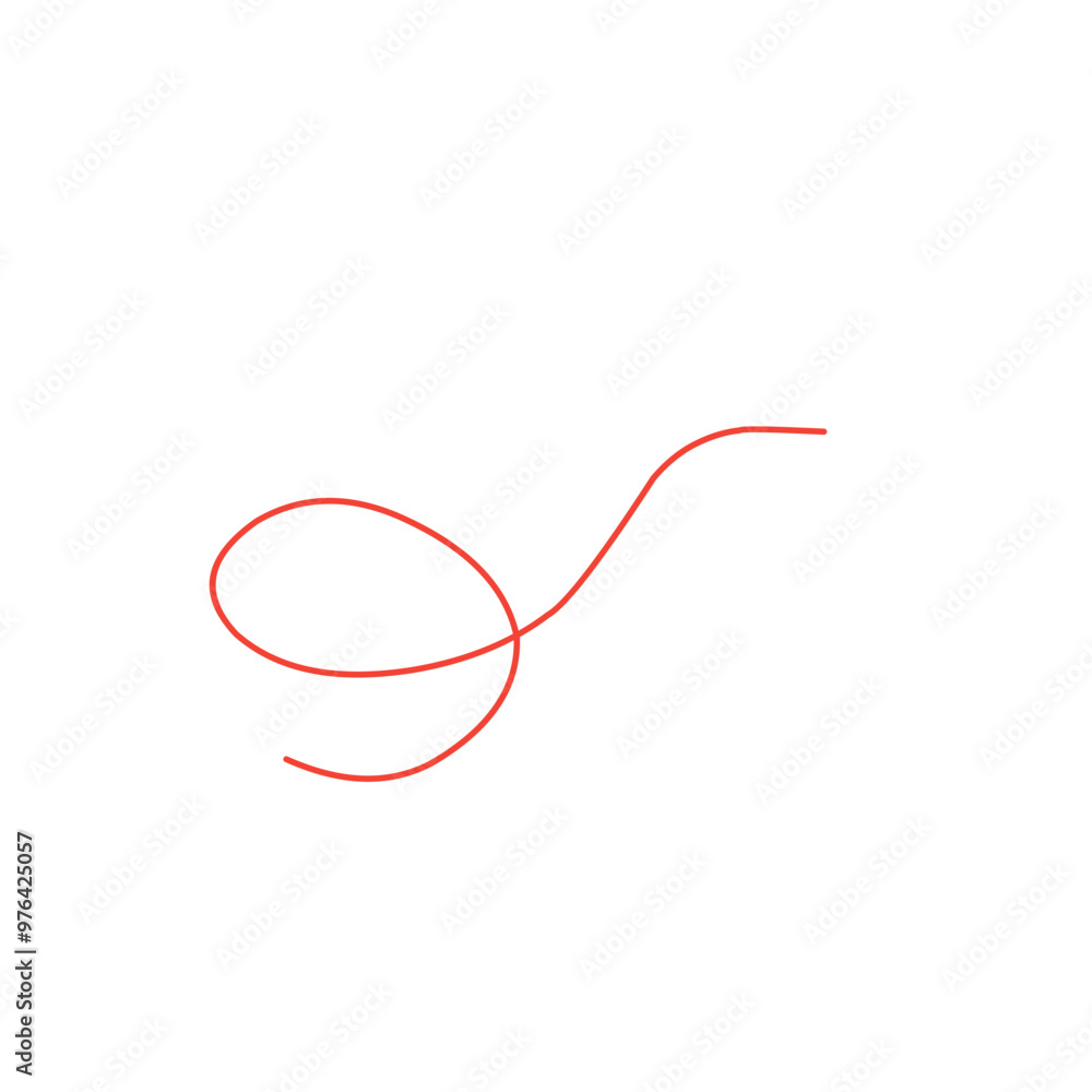 red thread vector line red thread vector line
