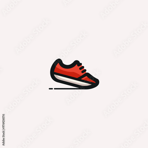 running shoe logo