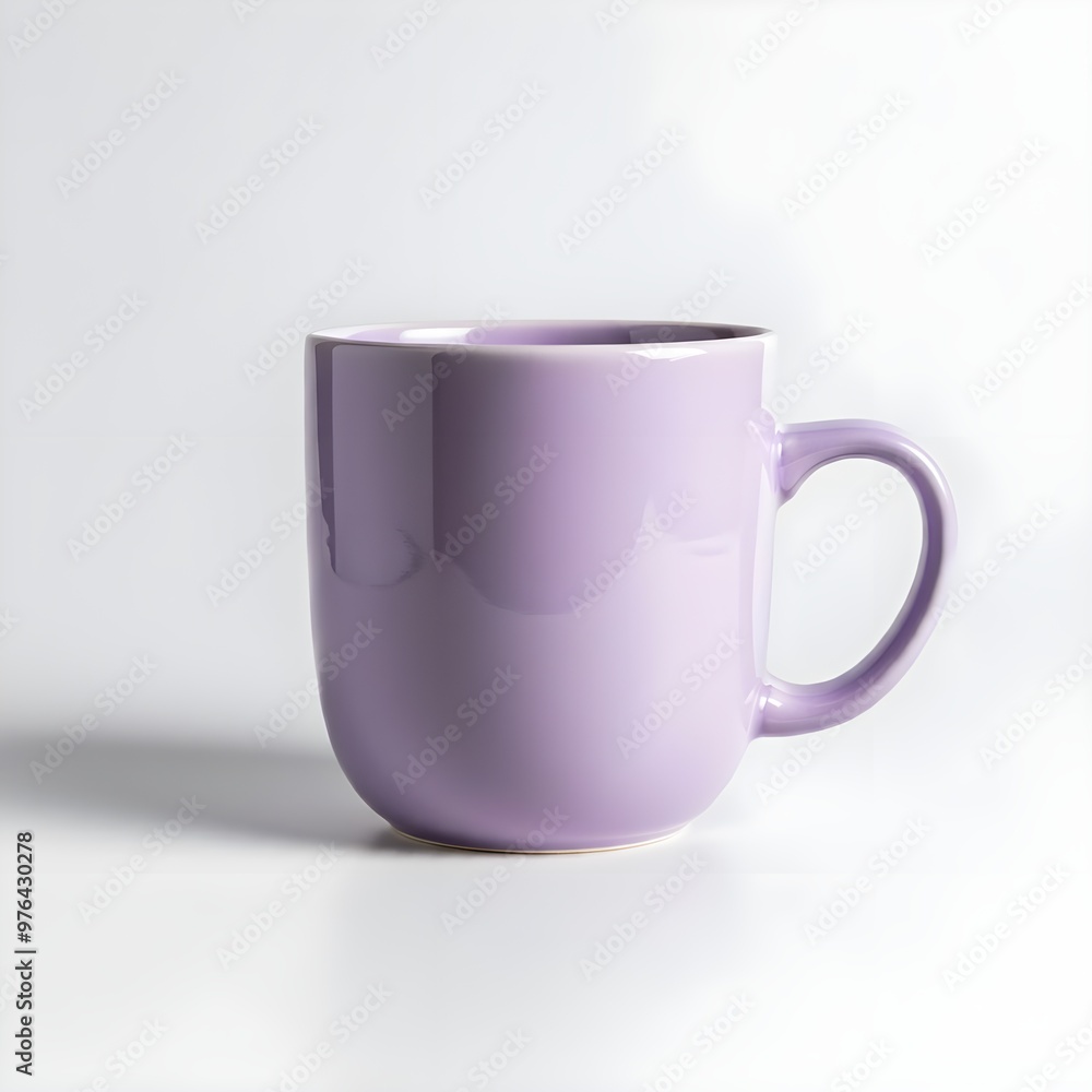 Lilac cup isolated on white background. Lilac cup isolated on white background.