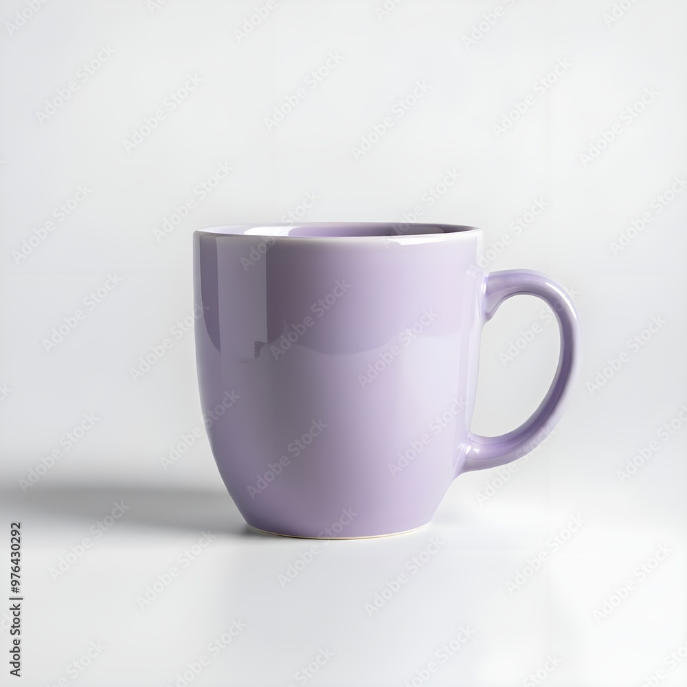 Lilac cup isolated on white background. Lilac cup isolated on white background.