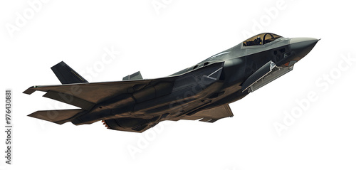 Modern Fighter Jet Aircraft in Flight - High-Resolution Military Stock Image png transparent background photo