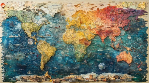 A Unique and Detailed World Map