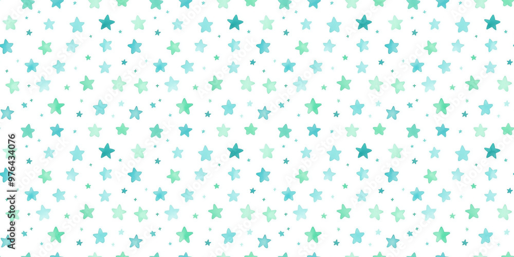 mint green and sky blue color stars seamless pattern, clean surface texture, white background mint green and sky blue color stars seamless pattern, clean surface texture, white background
