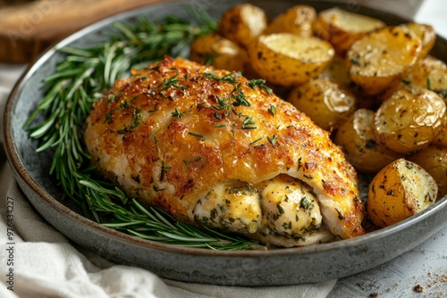 Rosemary-Roasted Chicken Breast with Potatoes