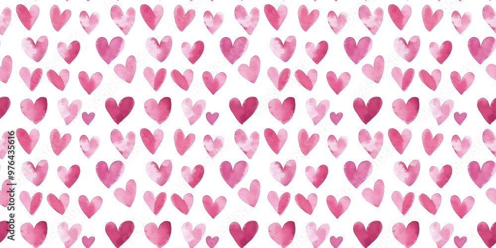 powder pink and fuchsia color hearts seamless pattern, clean surface texture, white background powder pink and fuchsia color hearts seamless pattern, clean surface texture, white background