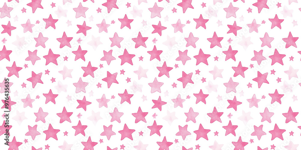 powder pink and fuchsia color stars seamless pattern, clean surface texture, white background powder pink and fuchsia color stars seamless pattern, clean surface texture, white background