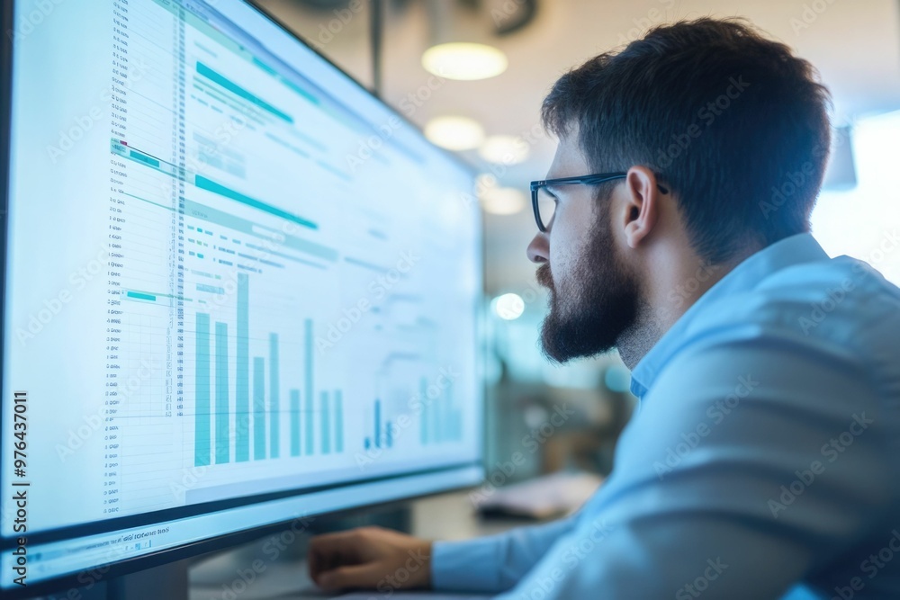 Businessman follow up progress of project work by using weekly gantt chart and graphic show the progress of team member on job status dashboard Businessman follow up progress of project work by using weekly gantt chart and graphic show the progress of team member on job status dashboard