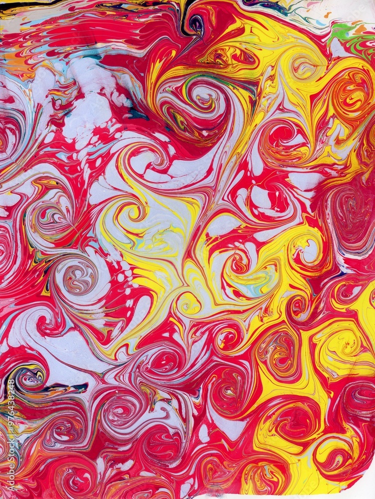 Fototapeta premium abstract marbled swirls pattern