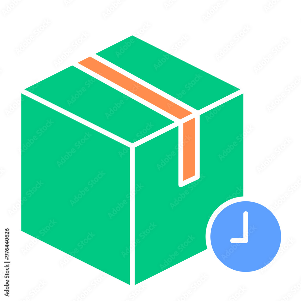 Delivery box for logistics icon Delivery box for logistics icon