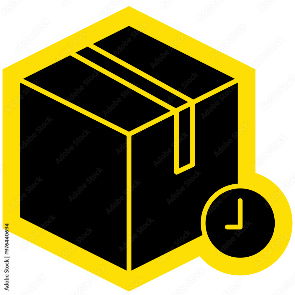 Delivery box for logistics icon Delivery box for logistics icon