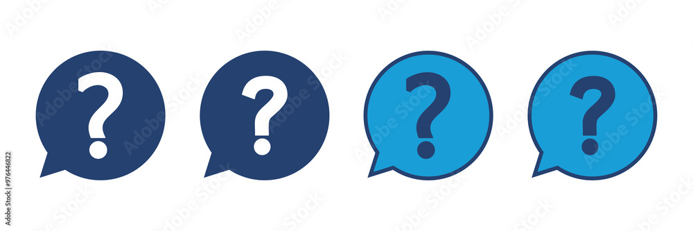 Question icon vector. question mark icon vector. Question icon vector. question mark icon vector.