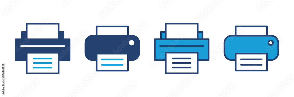 Print icon vector. printer icon vector. Print icon vector. printer icon vector.