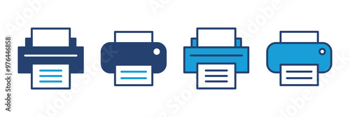 Print icon vector. printer icon vector.
