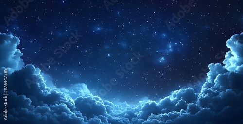 starry night sky photo