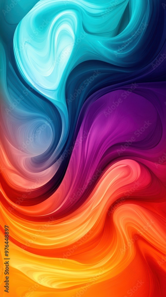 abstract colorful background with smooth lines in blue, orange and purple
abstract colorful background with smooth lines in blue, orange and purple