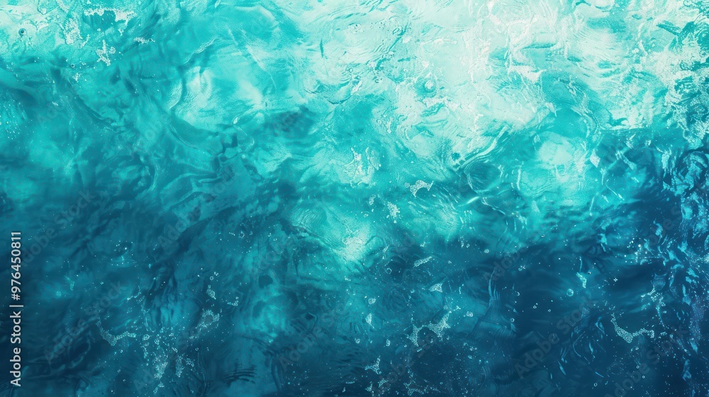 Obraz premium Abstract Aqua Blue Water Surface