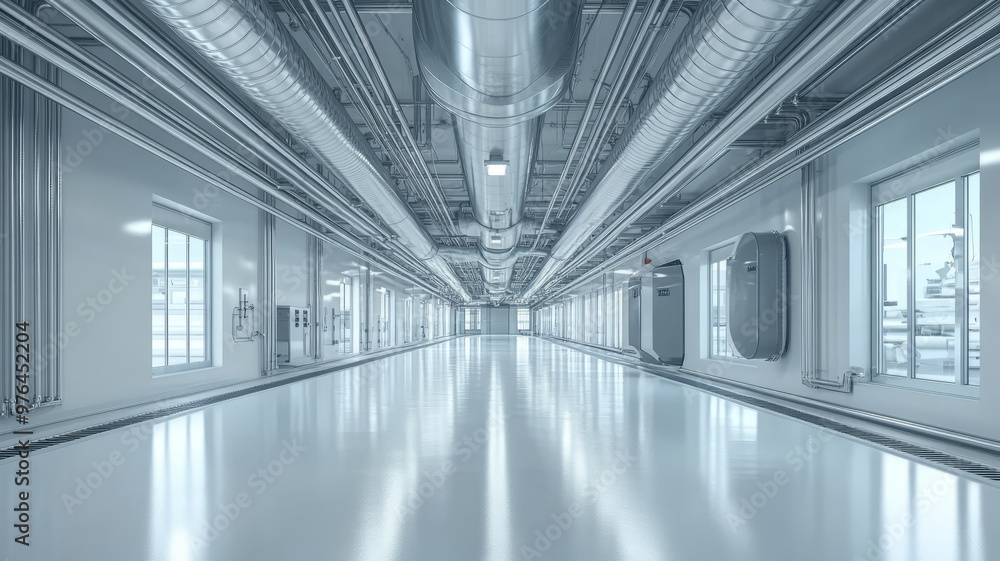 Electrical and thermal storage, clean white background Electrical and thermal storage, clean white background