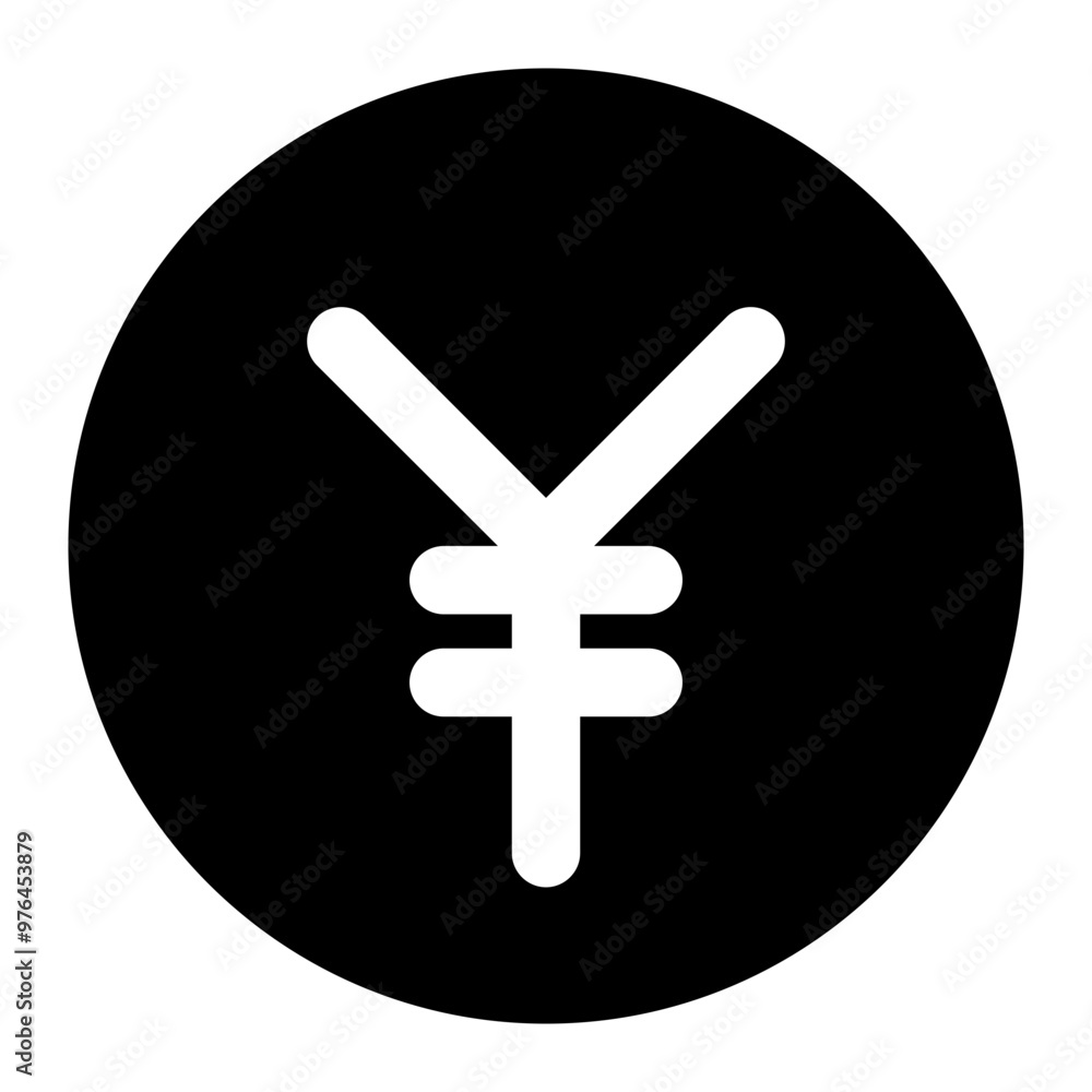 Obraz premium yen icon for illustration and design graphic