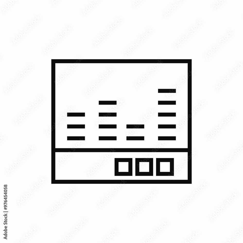 music equalizer mixer icon sign vector music equalizer mixer icon sign vector